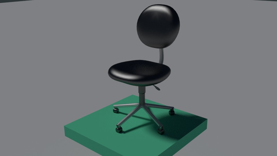 Low poly chair preview image 1